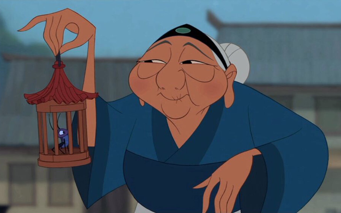 Кадр из мультфильма «Мулан» (1998). Бабушка героини.