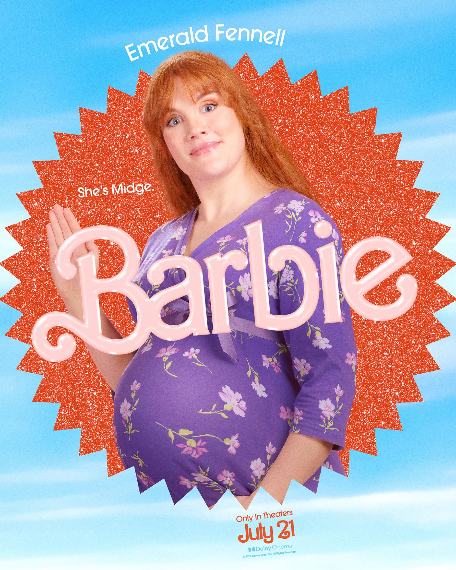 Персонажный постер из фильма «Барби», кукла Мидж