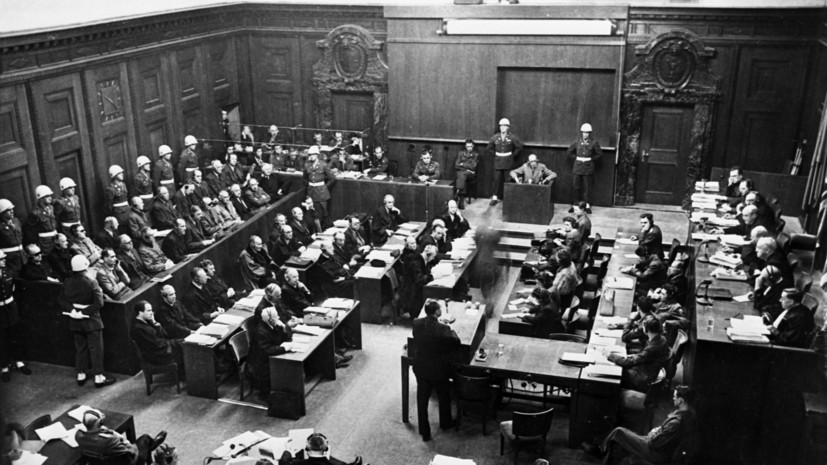 Нюрнбергский процесс, 20 ноября 1945 года - 1 октября 1946 года. В зале суда / РИА Новости /&nbsp;©Евгений Халдей