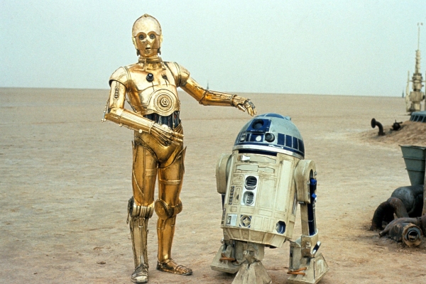 C3PO и R2-D2 в «Новой надежде»