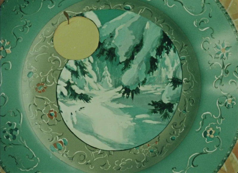 Кадр из мультфильма «Аленький цветочек»