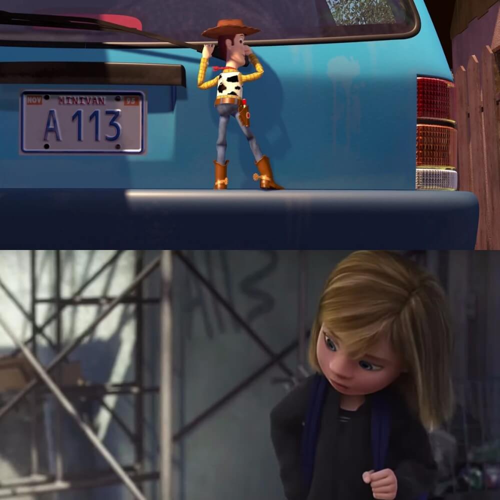 Кадр фильма «История игрушек» и «Головоломка» // Pixar