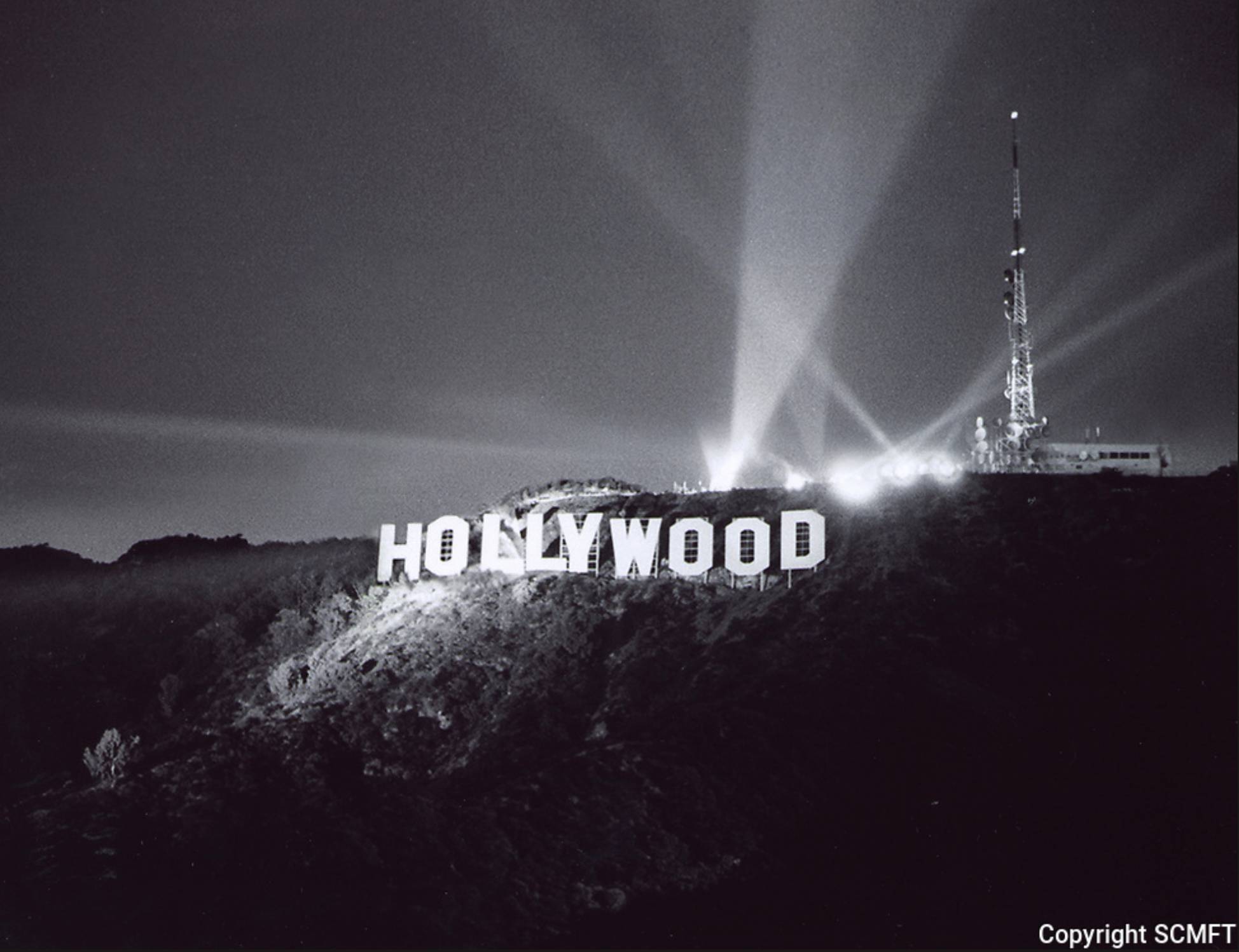 11 ноября 1978 г. Открытие недавно построенного Знака Голливуд.