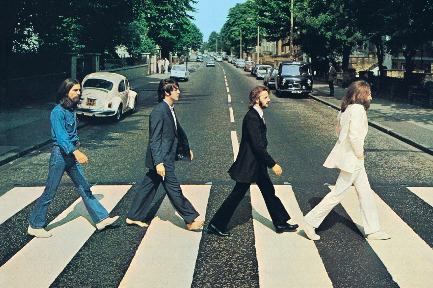 Фото для обложки альбома Abbey Road группы The Beatles