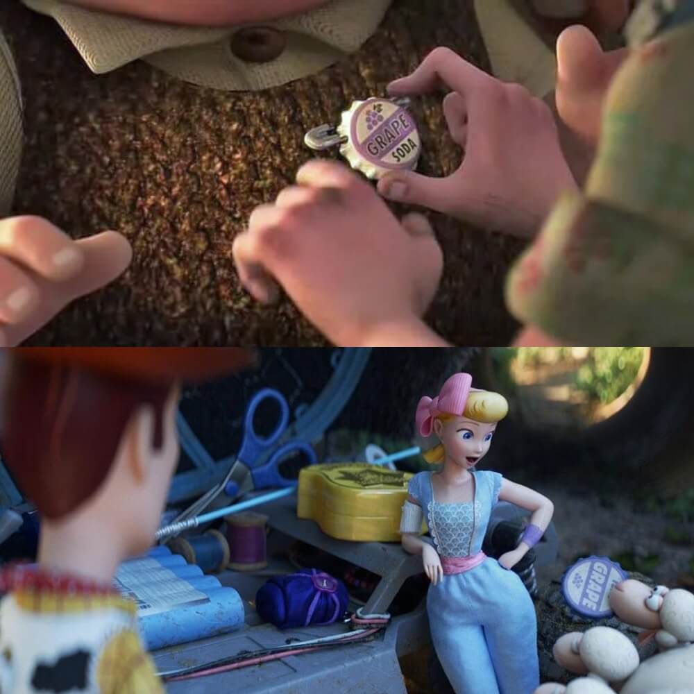 Кадр фильма «Вверх» и «Историю игрушек 4» // Pixar